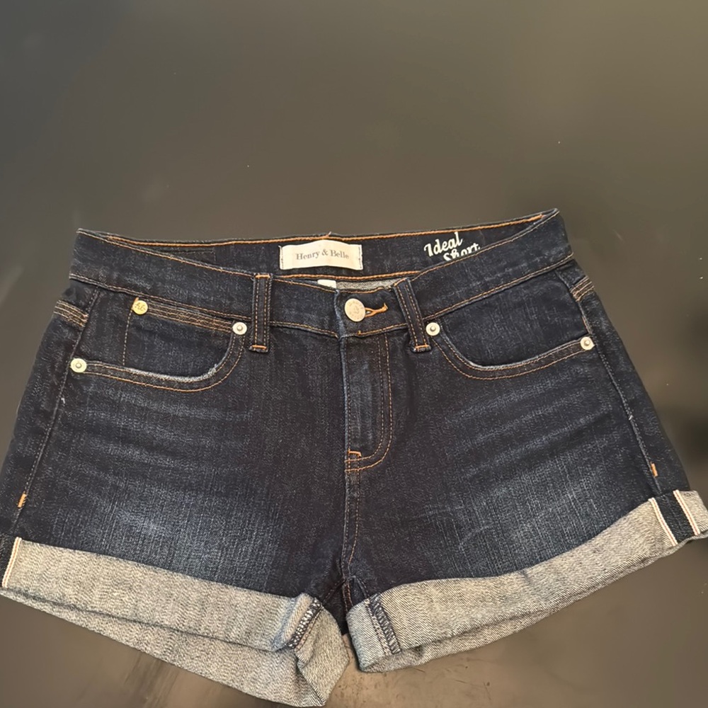 Henry & Belle Women's Blue Denim Shorts